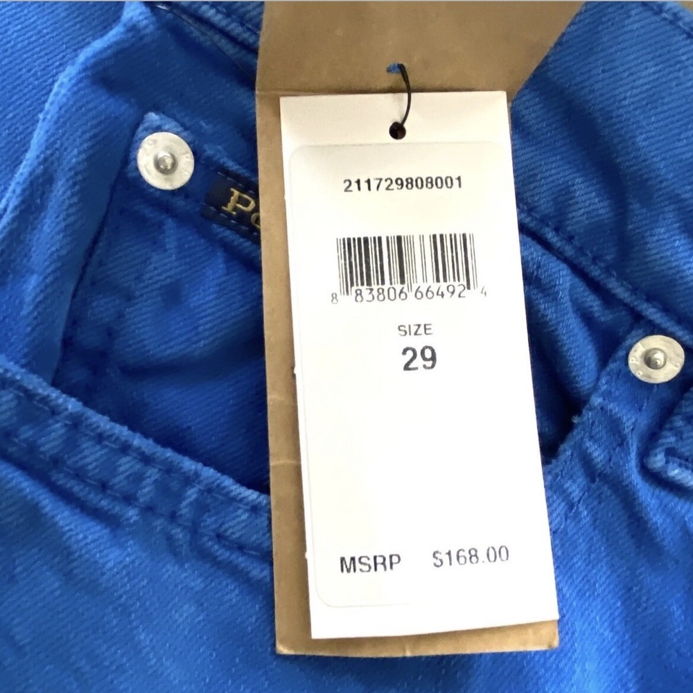 Polo Ralph Lauren Jeans Women's 29 Blue The Callen High Rise Slim Button Fly New - Picture 8 of 9